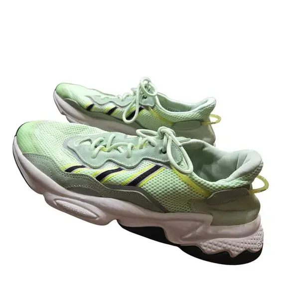 Adidas Ozweego "Glow Green" sneakers Men's Size 11.5 - Picture 2 of 9